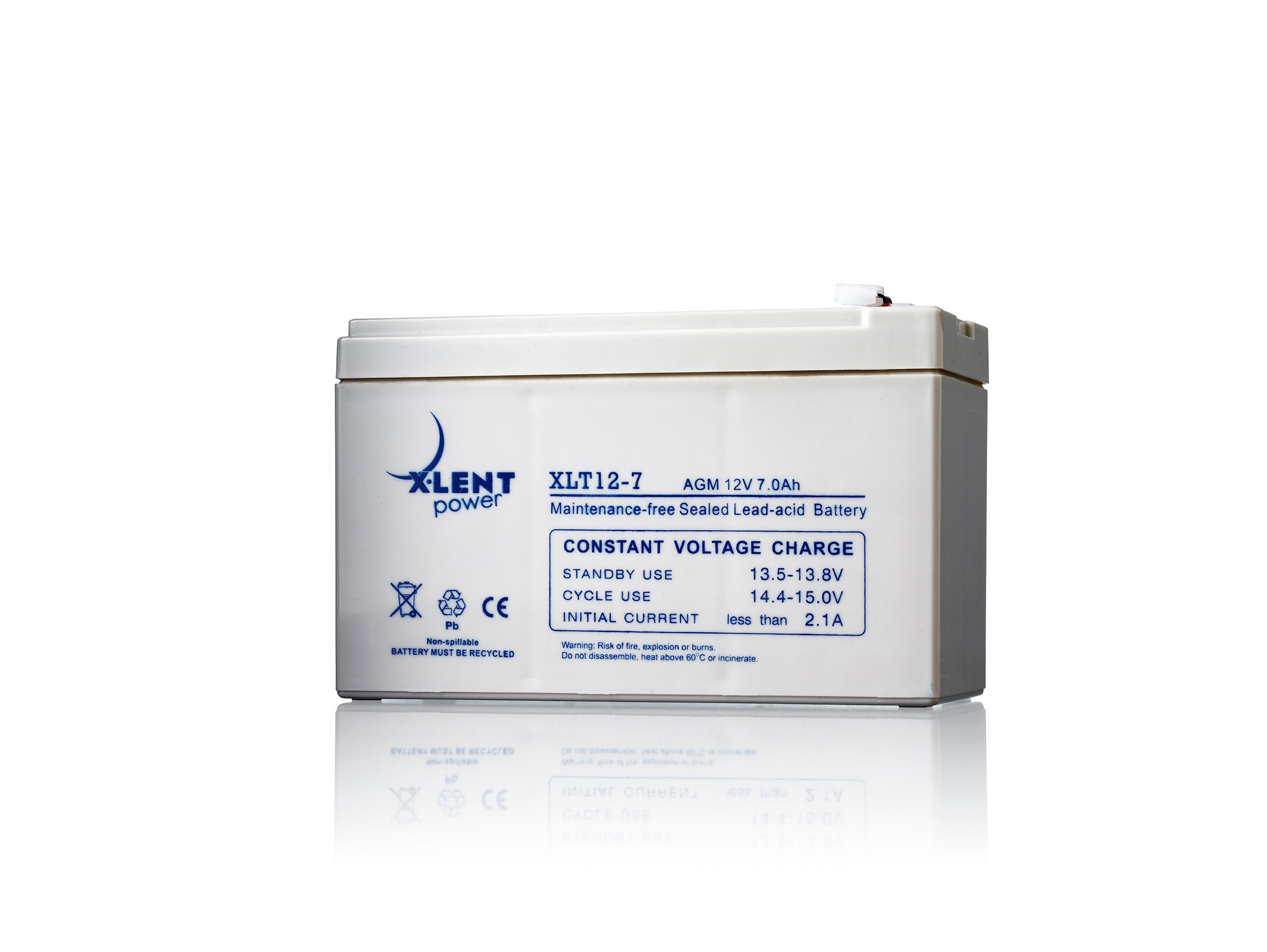 Batteri 12V 7,0Ah. 3-5 år Design Life