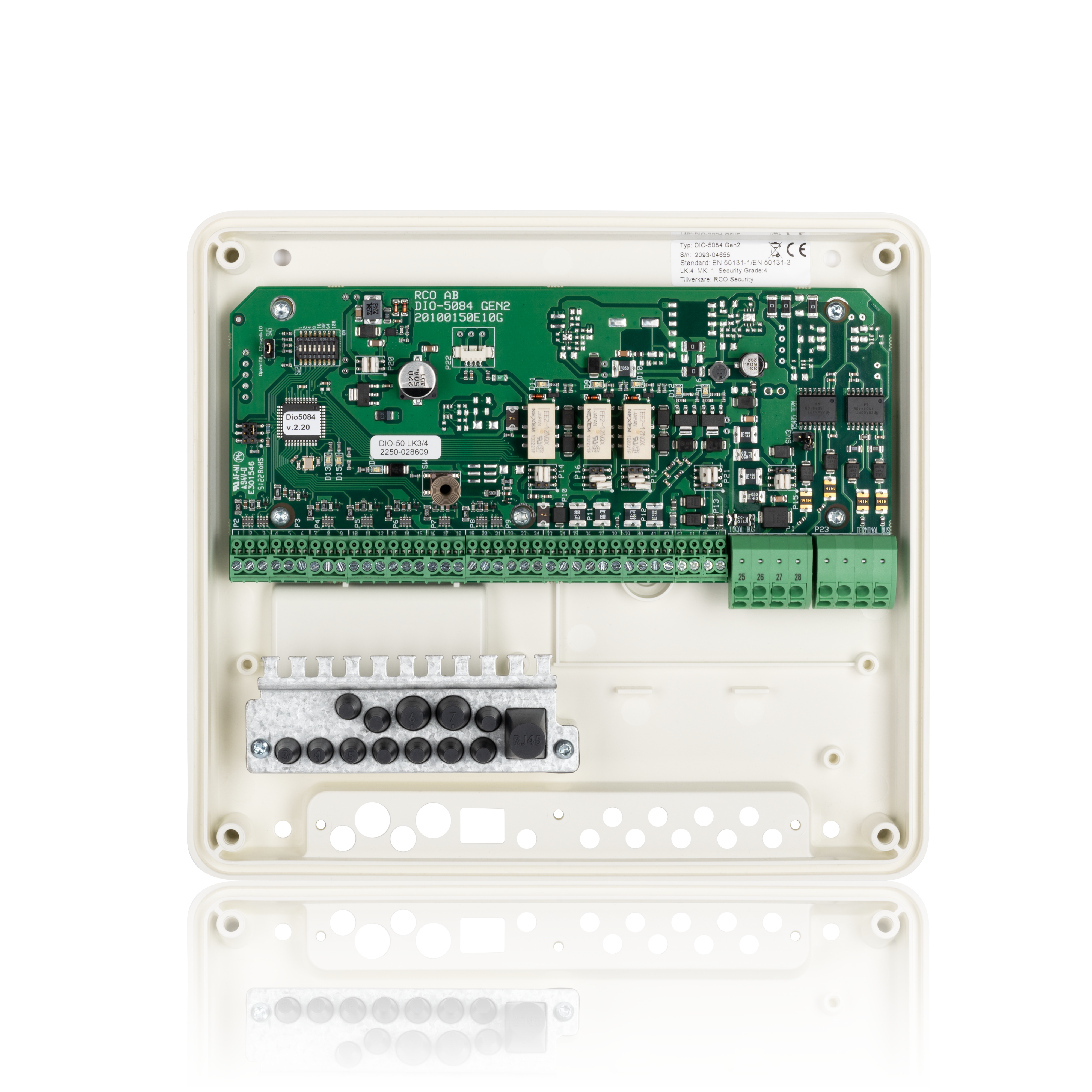 DIO-5084 Gen2 FG Grad 3, 7 inn-/4 utg. m/12V til IR-detektorer
