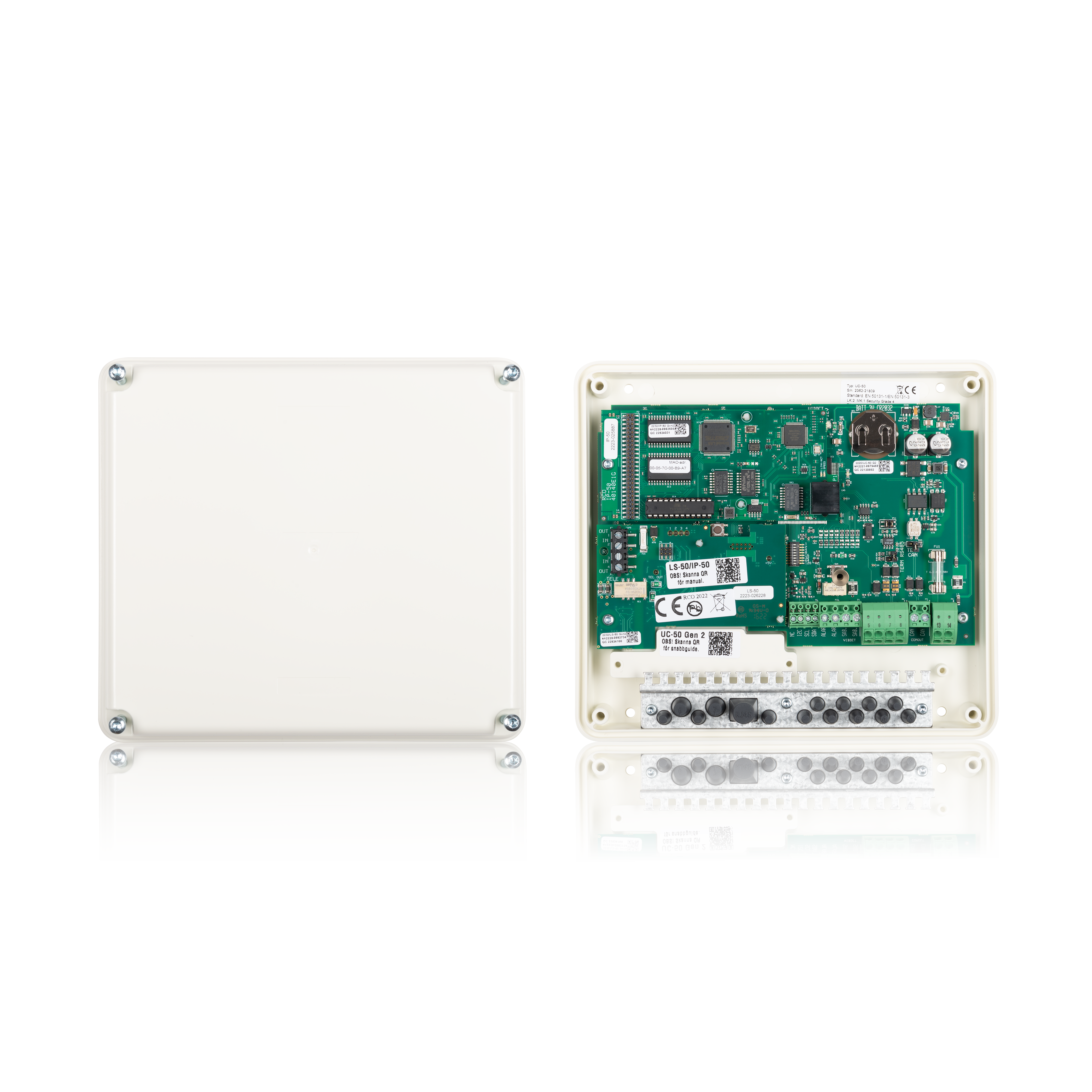 UC-50/4M Gen2, FG Grad 2 Undersentral for 4 dører m/IP-50 & LS-50