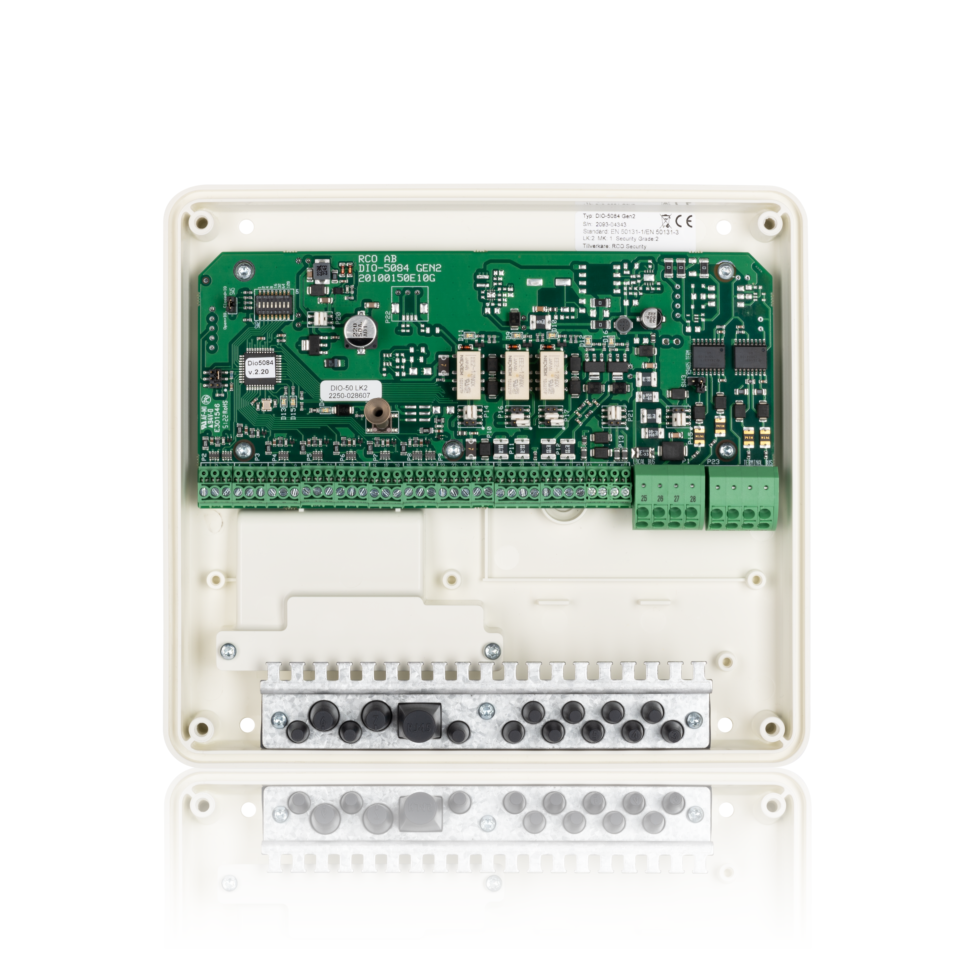 DIO-5084 Gen2 FG Grad 2, 8 inn-/4 utg. m/12V til IR-detektorer