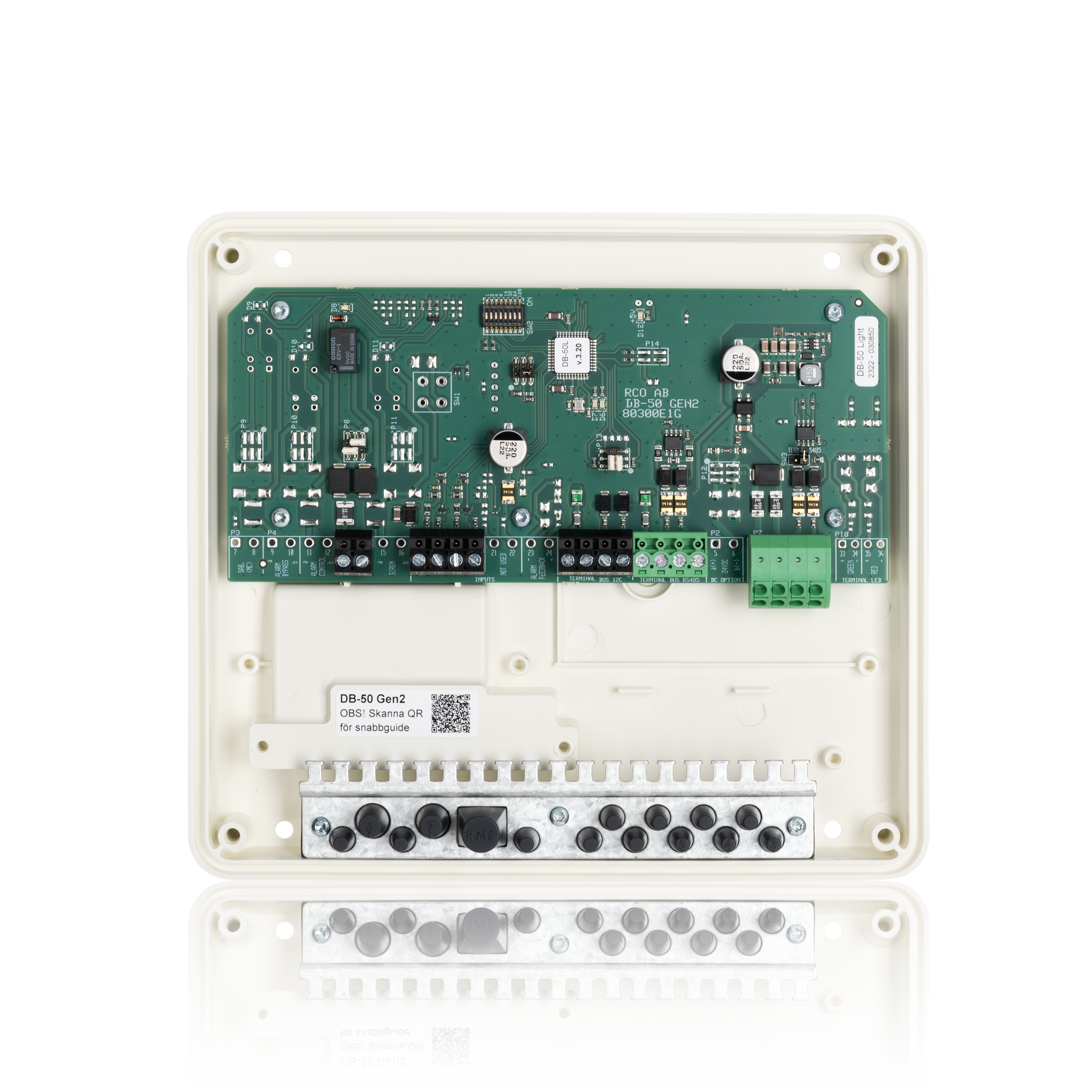 DB-50 Gen2 Light Delingsboks m/ 2 inn- og 1 utgang