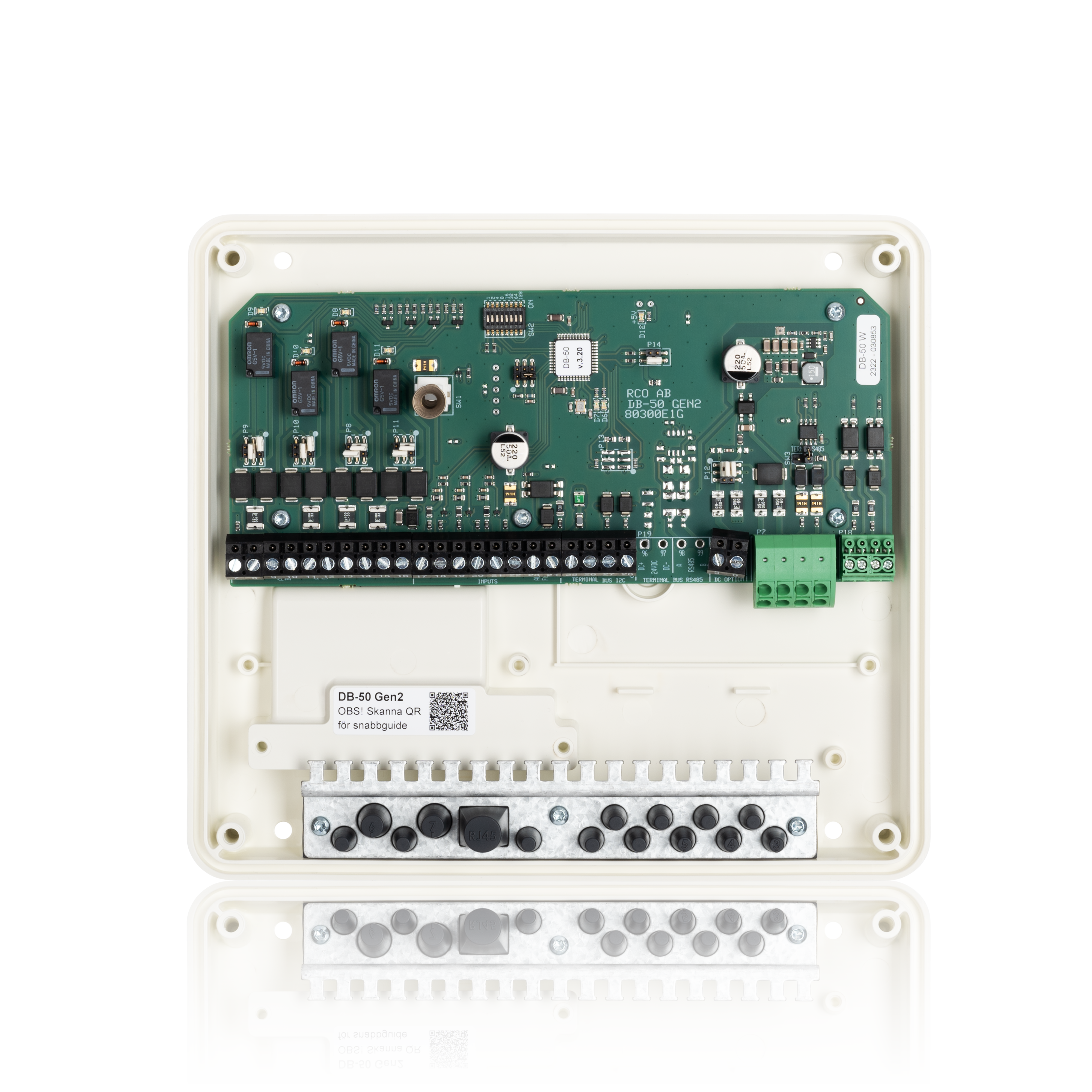 DB-50W Gen2 Delingsboks Wiegand m/ 6 inn- og 4 utganger