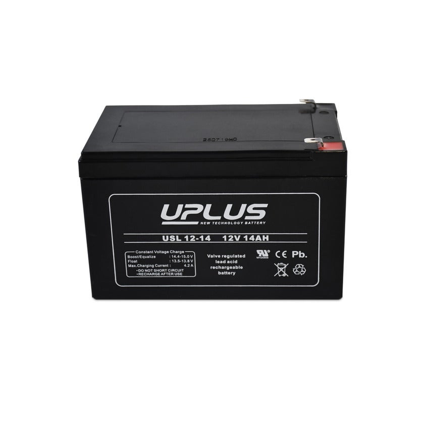 Batteri 12V 14Ah. 10-12år High Performance