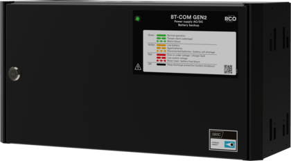 BT-10-S COM Gen2 Strømforsyning 10A 24V ekskl. 2x14Ah batterier