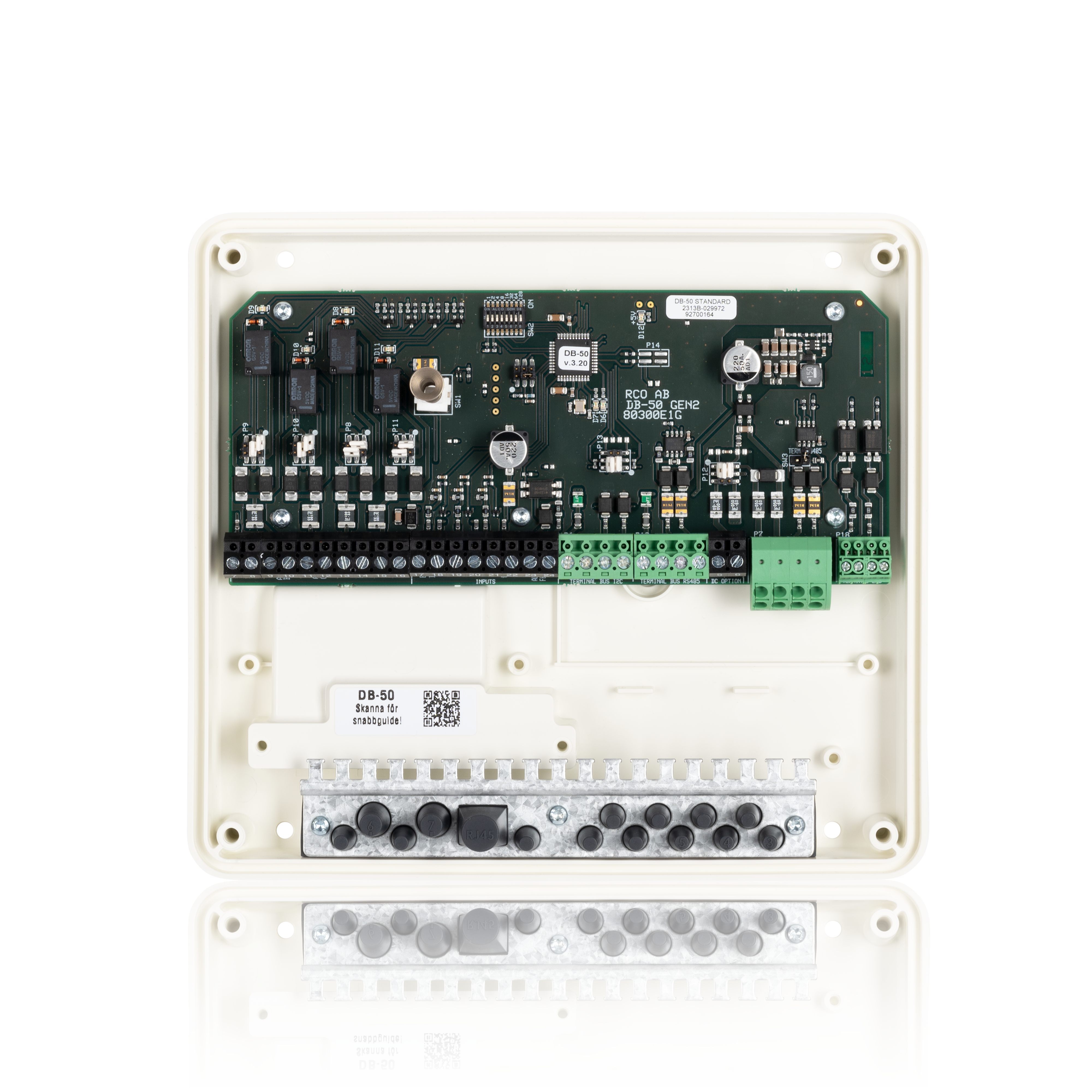DB-50 Gen2 Delingsboks m/ 6 inn- og 4 utganger